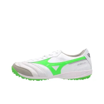 Mizuno MORELIA SALA Cushioning, Wear Resistant Low Top Training Shoes Unisex White Green
