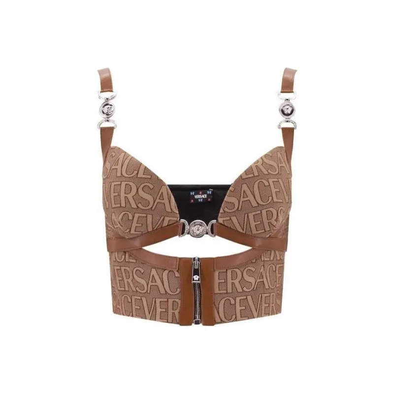 VERSACE Cut Out Detailed Top-0
