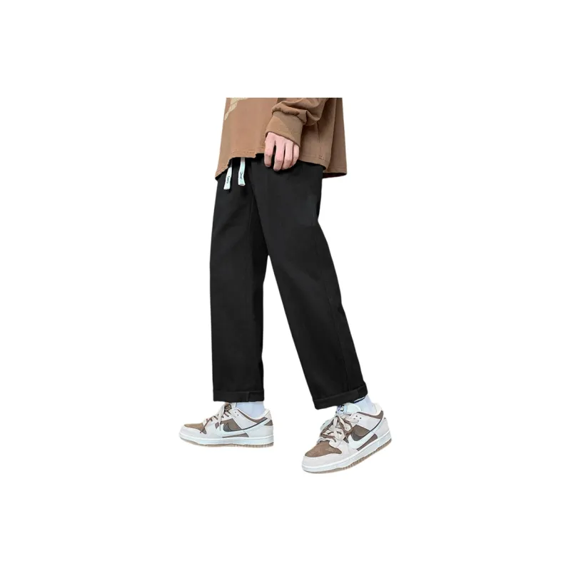 RENBEN Casual Pants Unisex Army Green-11