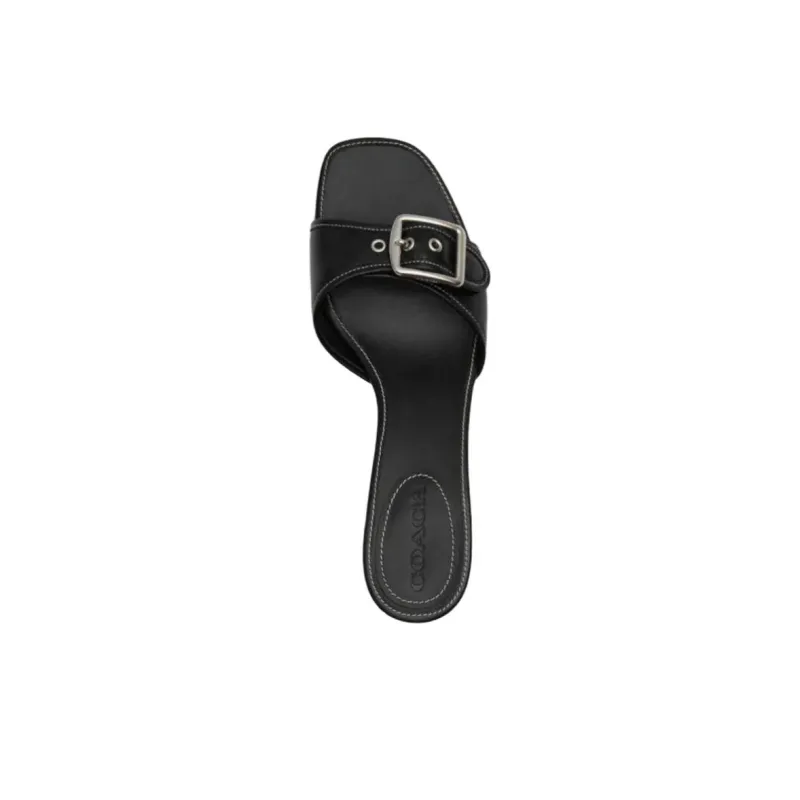 COACH Margot Slip Resistant Slide Slippers 5.5cm Women's Black-3