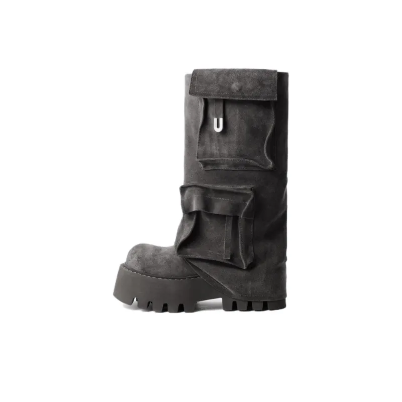 NUTTINESS Ankle Boots Women's Brown/Gray-4