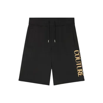 VERSACE Logo Sweat Shorts Casual Shorts Men's Black