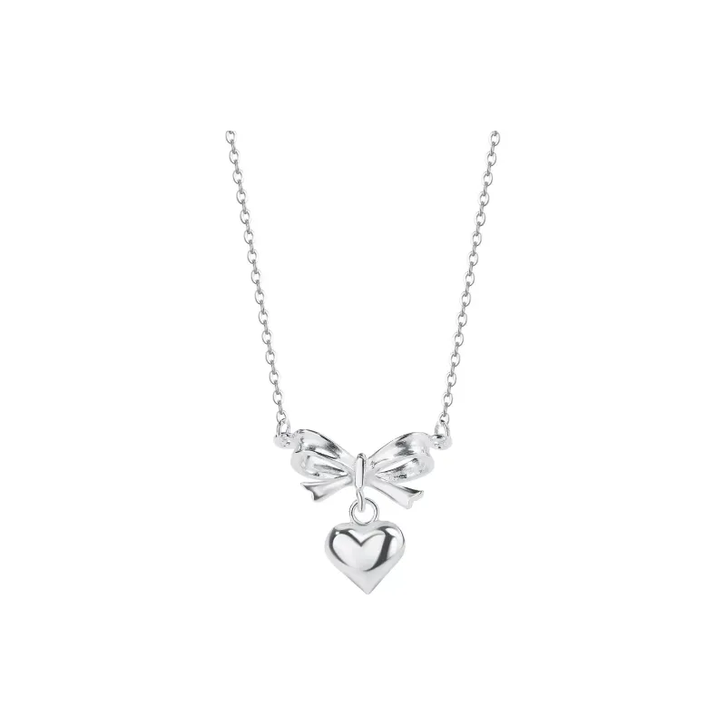 YQ Girls S925 Sterling Silver Necklaces Women's-0