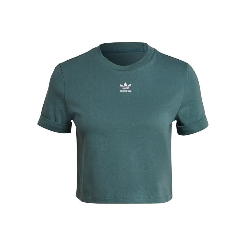 Adidas Originals Crop Tops Women's Green-0