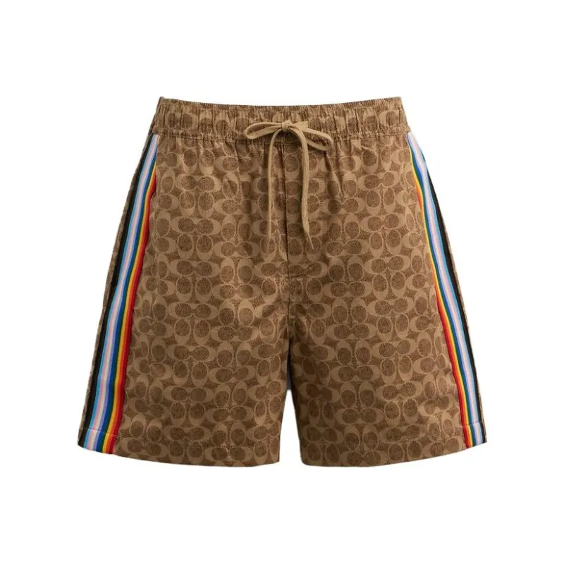 COACH Casual Shorts Men's Brown-0