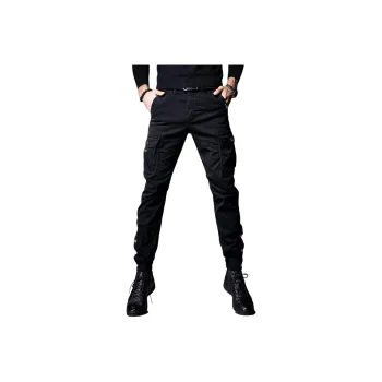 Devanro Casual Pants Men's Black