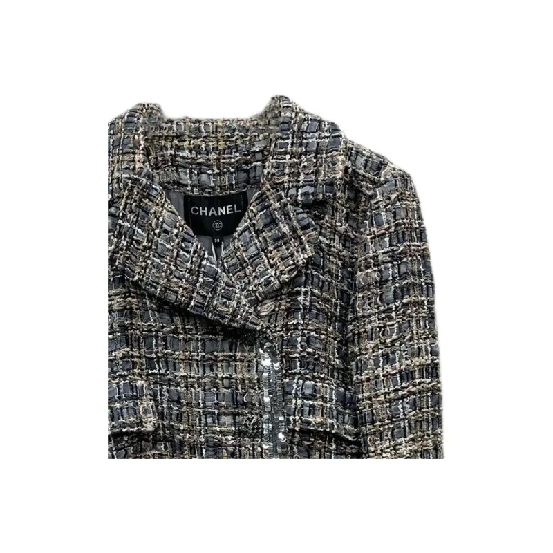 CHANEL Jackets Coats Women's Black-3