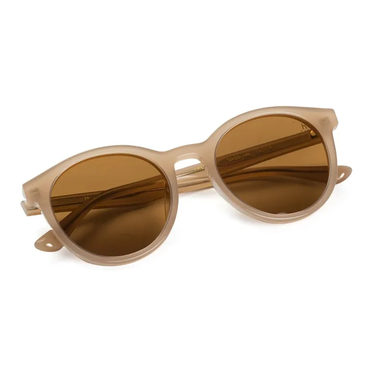 HELEN KELLER Plate Frame Oval Sunglasses Unisex-8