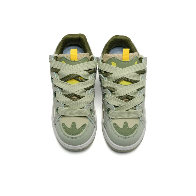 Anime Story Slip Resistant, Abrasion Resistant, Lightweight, Breathable Low Top Skateboard Shoes Women's-3