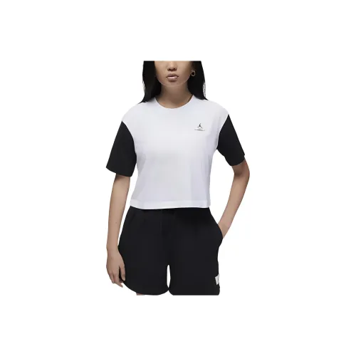 JORDAN Crop Tops Women's White