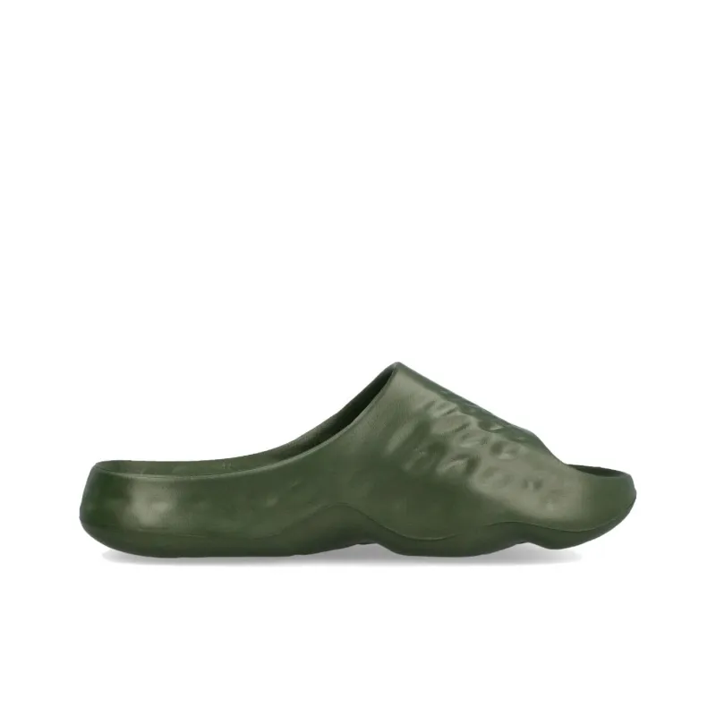 New Balance Slip Resistant Abrasion Resistant Slide Slippers Unisex Olive Green-1