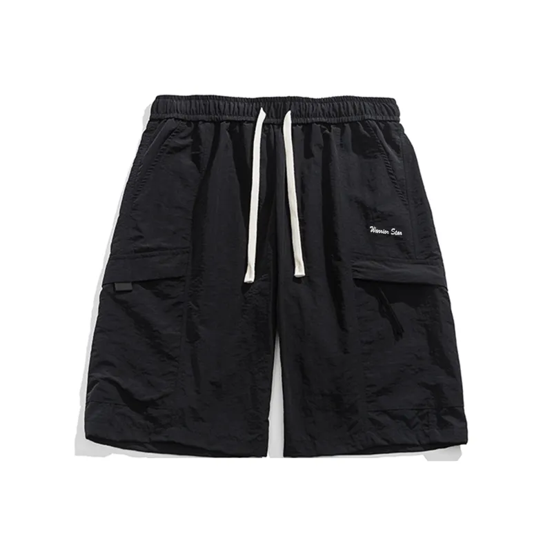 Warrior Huichao Riding The Wind Collection Cargo Shorts Unisex-0
