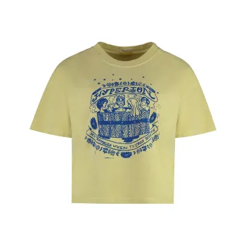 MOTHER The Grab Bag Cropped T Shirt