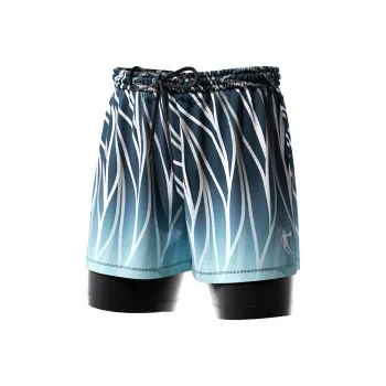 QIAODAN Professional Training Racing Swim Shorts Men's Asphalt Gray