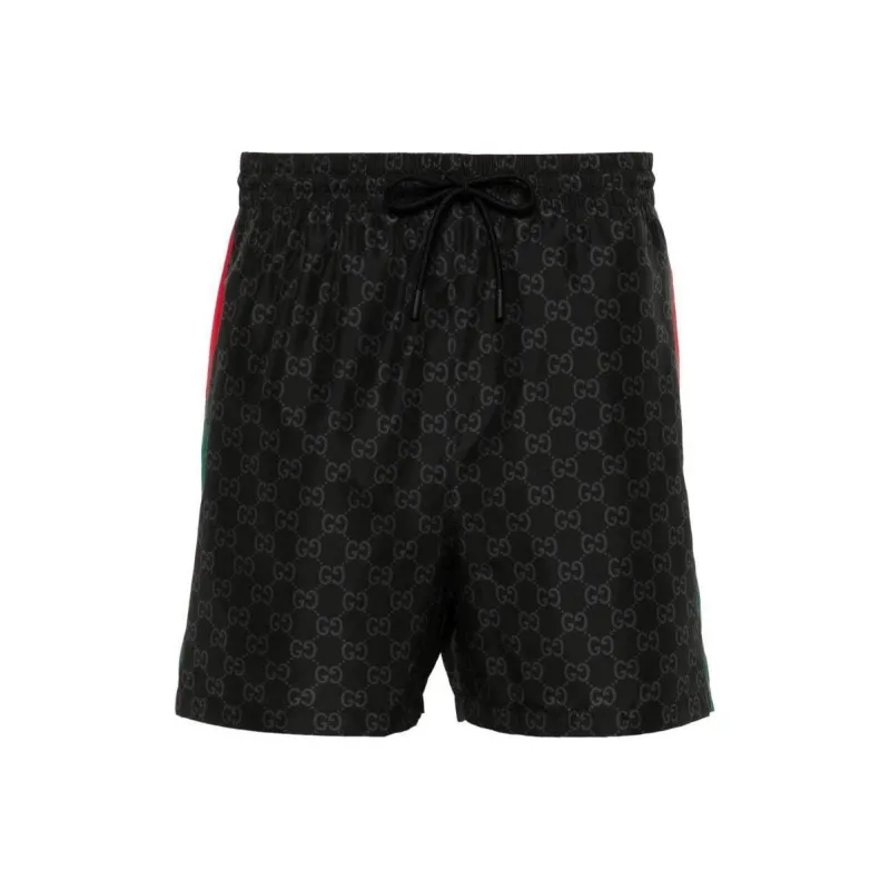GUCCI Gg Jacquard Nylon Swim Shorts-0