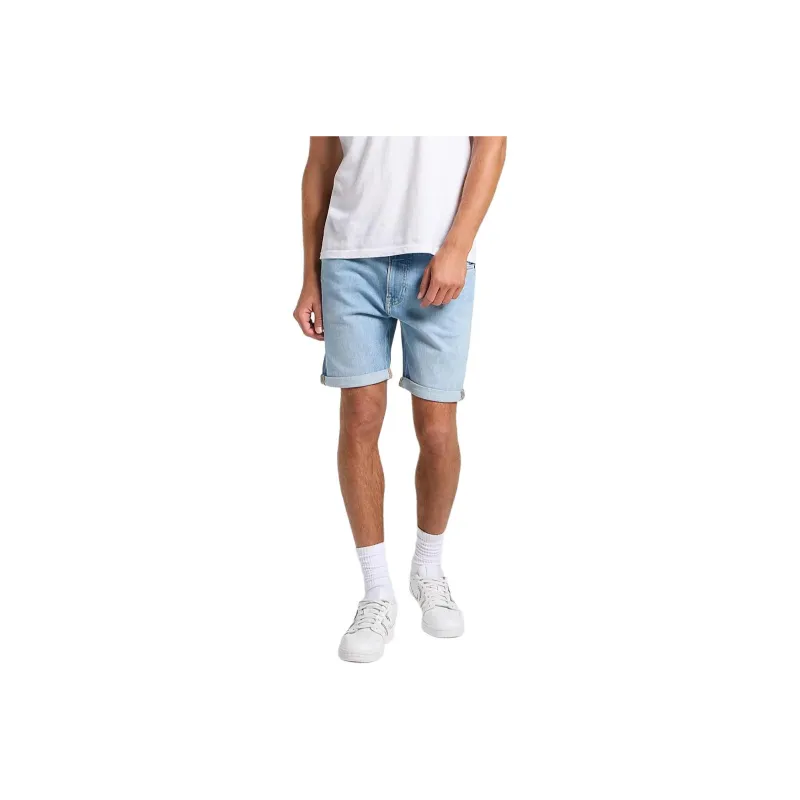 Lee Denim Shorts Men's Light Blue-0