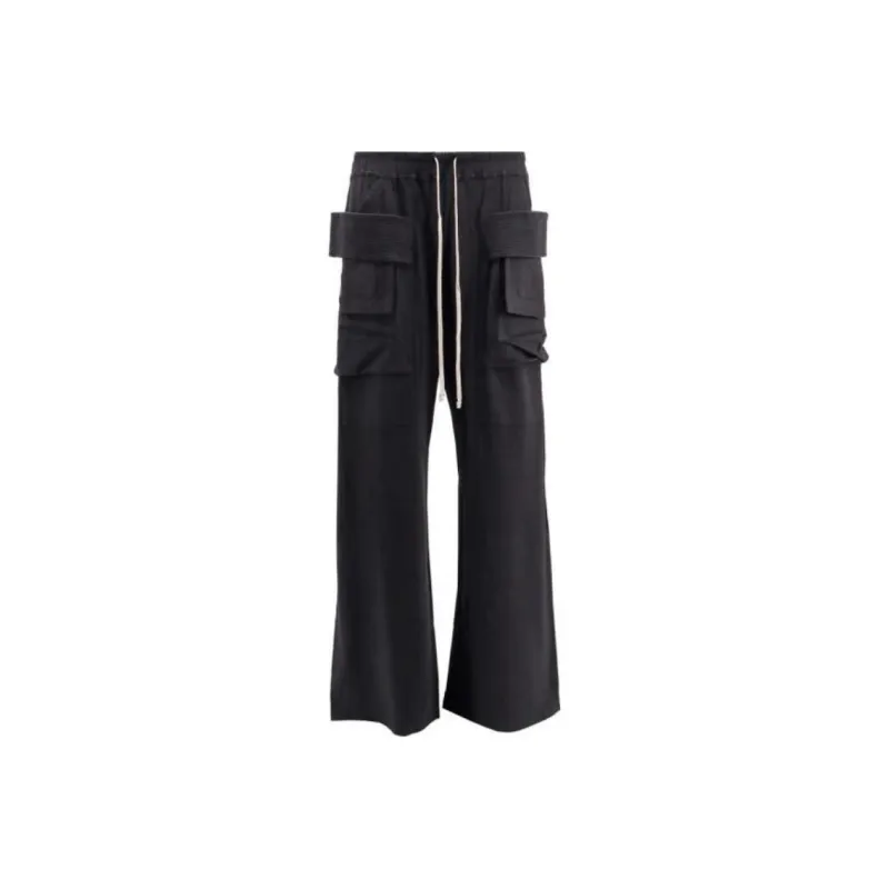 Rick Owens DRKSHDW Drawstring Straight Leg Pants-0