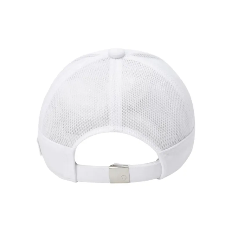 DESCENTE Polyester, Polyurethane, Nylon Baseball Caps Men's White-2
