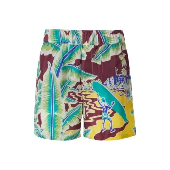 Valentino Graphic Printed Swim Shorts