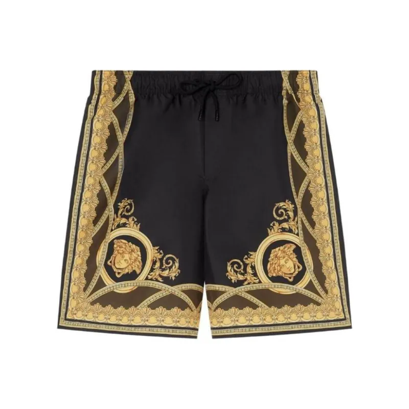 VERSACE Pattern Printed Swim Shorts-0