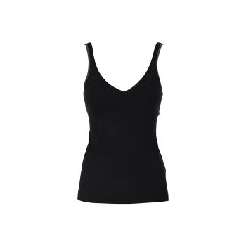 Brunello Cucinelli Slim Fit V Neck Tank Top