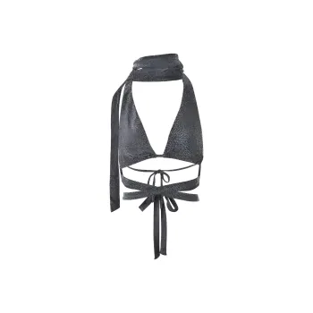 Tiger Mist DAISIE TOP Tank Tops Women's Black