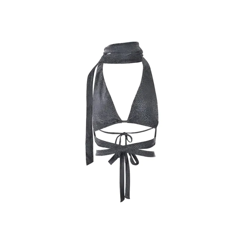 Tiger Mist DAISIE TOP Tank Tops Women's Black-0