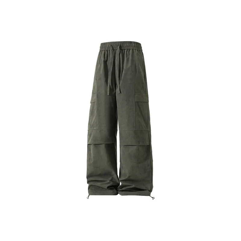 FASTFISH Casual Pants Unisex Black-14