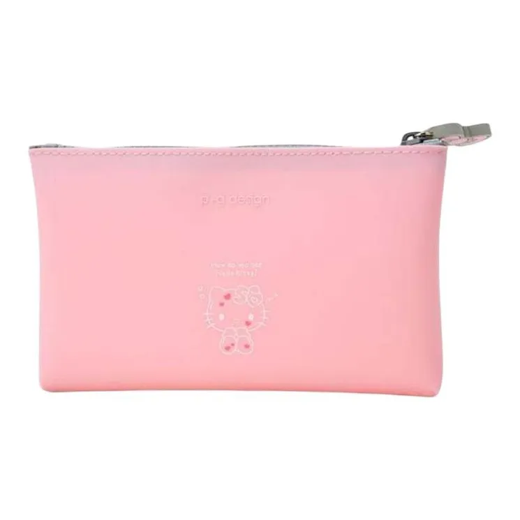 Sanrio Silicone Makeup Bag Women's Pink-1