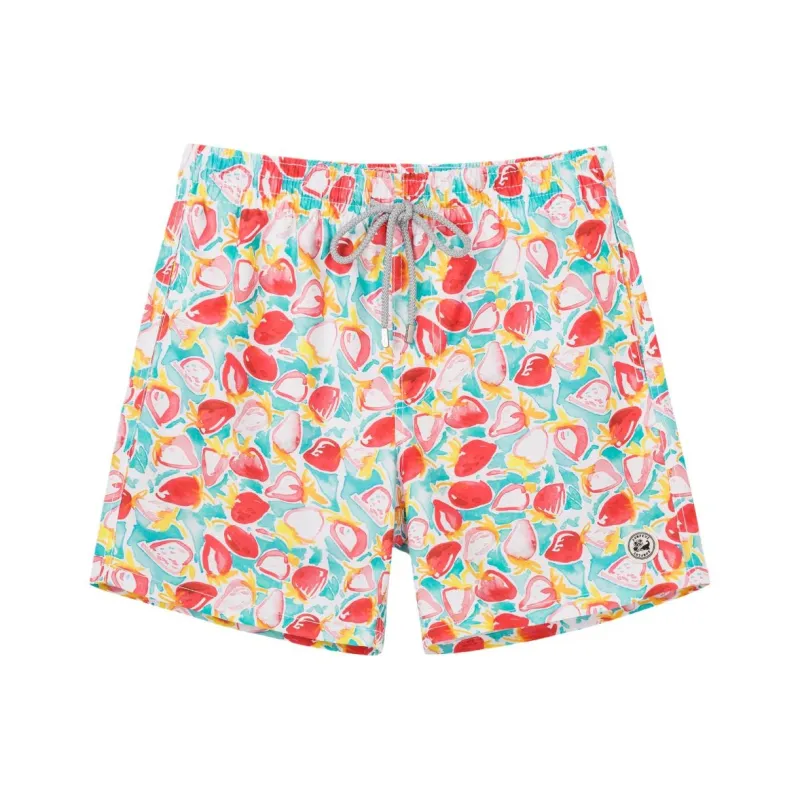 SURFCUZ Beach Shorts Men's Strawberry Red-0