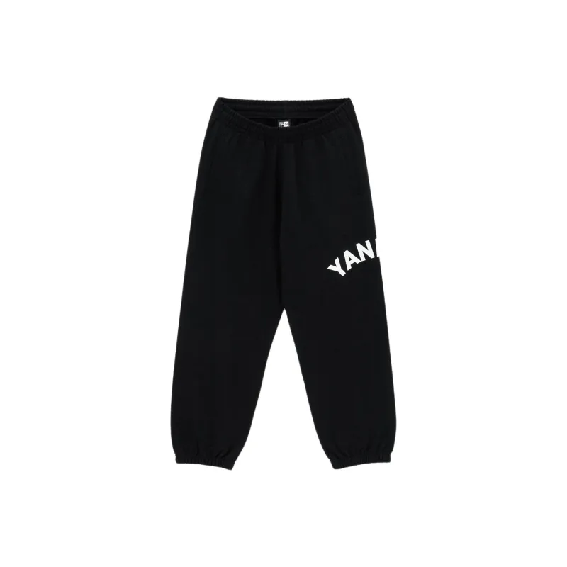 New Era Casual Pants Unisex Black-0