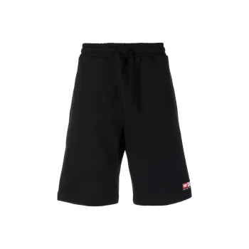 DIESEL P Crown Div Logo embroidered Track Shorts