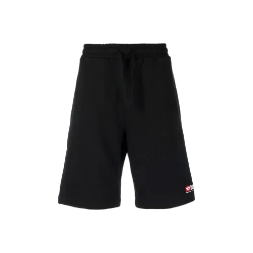 DIESEL P Crown Div Logo embroidered Track Shorts