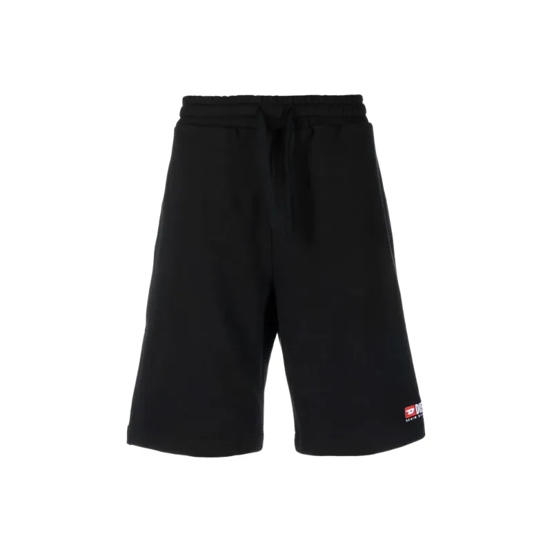 DIESEL P-Crown-Div Logo-embroidered Track Shorts-0