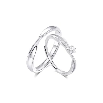 KUMET Sterling Silver Rings Unisex