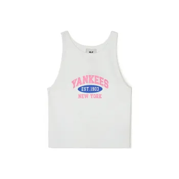 MLB New York Yankees Tank Tops Women's Ecru