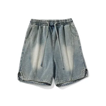 HOZZS Denim Shorts Unisex