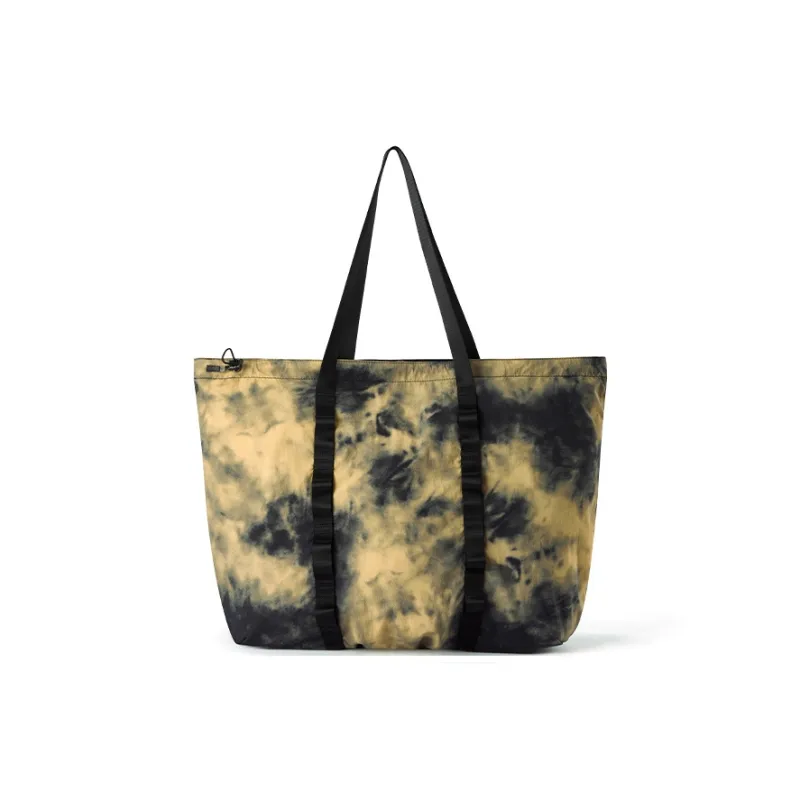 FILA FUSION Fabric Tote Handbag Unisex Light Coffee Color & Pitch Black-2