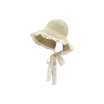 Youyoulan Straw Woven Bucket Hats Women's