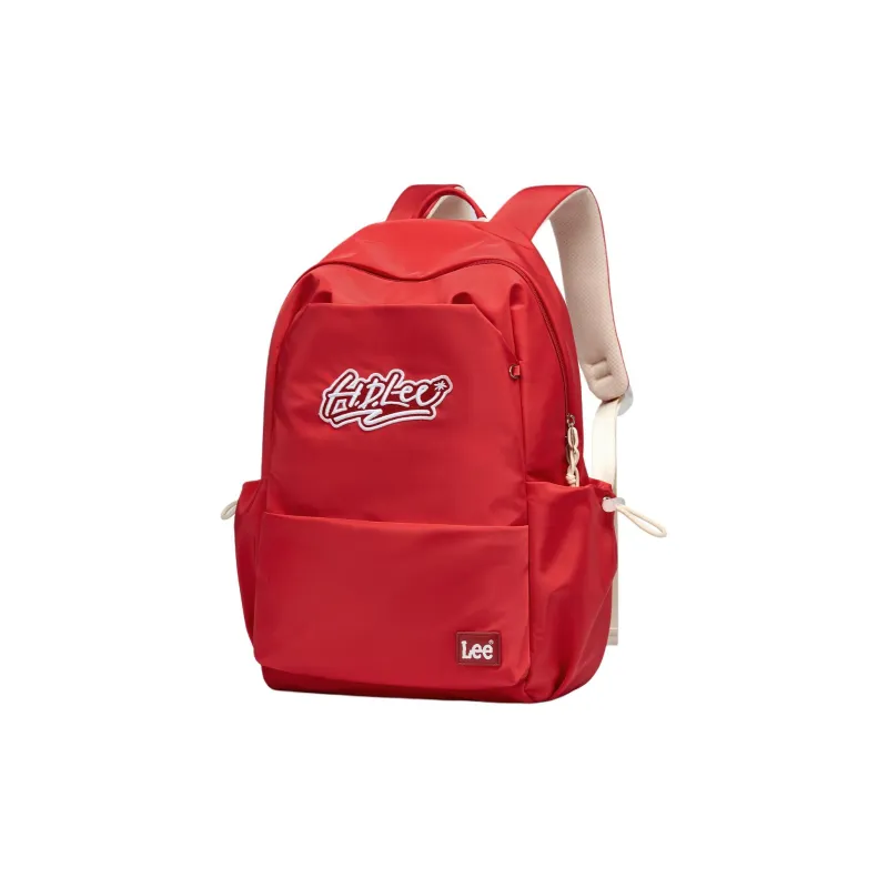 Lee Fabric Backpack Regular Unisex Preppy Red-1