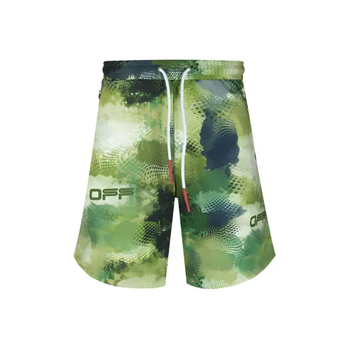OFF WHITE SS21 Sports Shorts Men Green