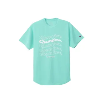 Champion T Shirt Women's Light Blue Green