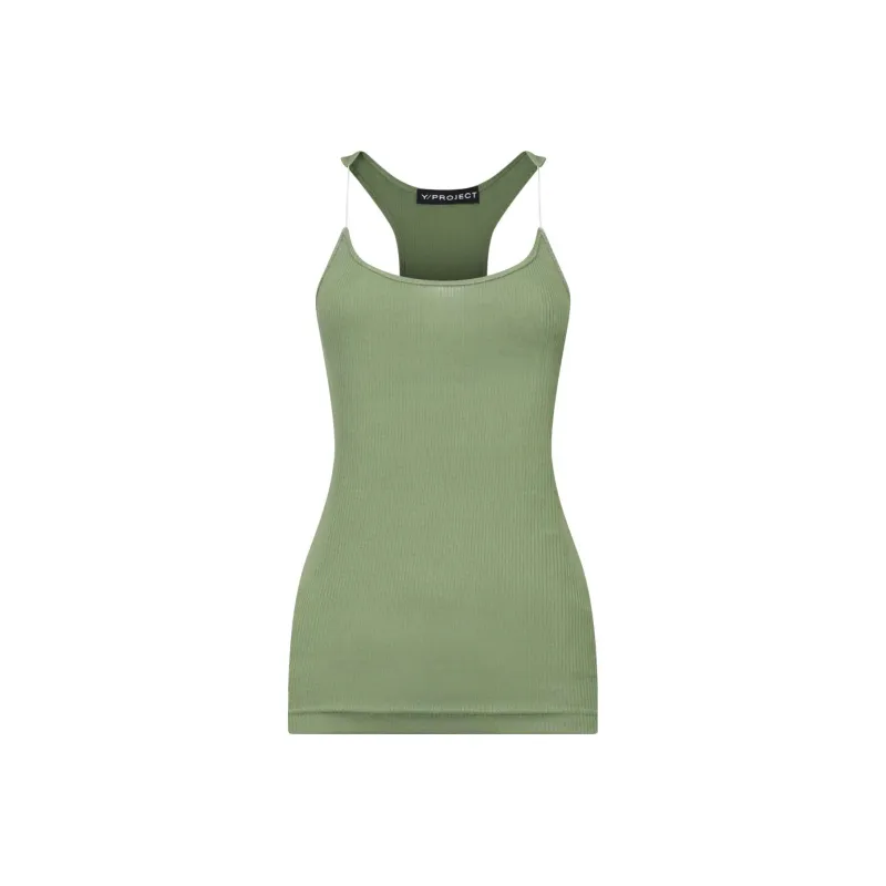 Y/Project Tank Tops Women's Green-0