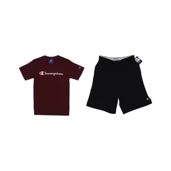 Champion Casual Sportswear Unisex Burgundy+Black