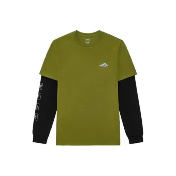 Vans TEE LS T Shirt Women's Army Green