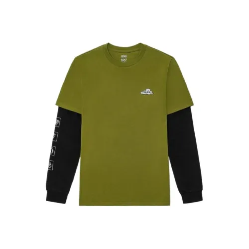 Vans TEE LS T Shirt Women's Army Green