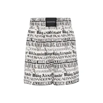 Alexander Wang Newspaper print Boxer Shorts
