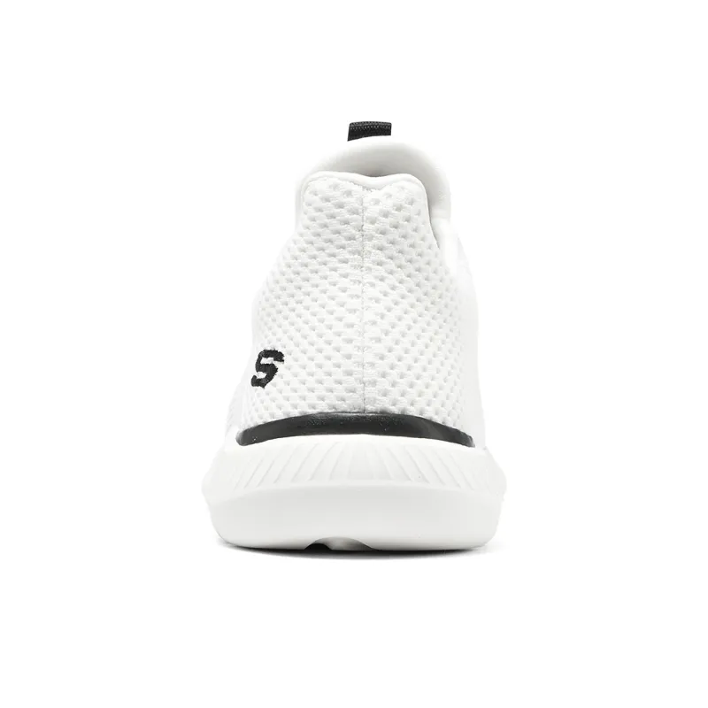 Skechers Ingram Cushioning, Slip Resistant, And Abrasion Resistant Low Top Running Shoes Men's White Black-4