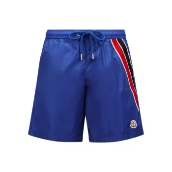 Moncler Logo Detailed Drawstring Swim Shorts