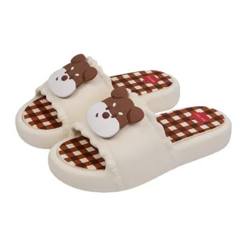 Thin Strips Sandal Slippers Women's Cream White